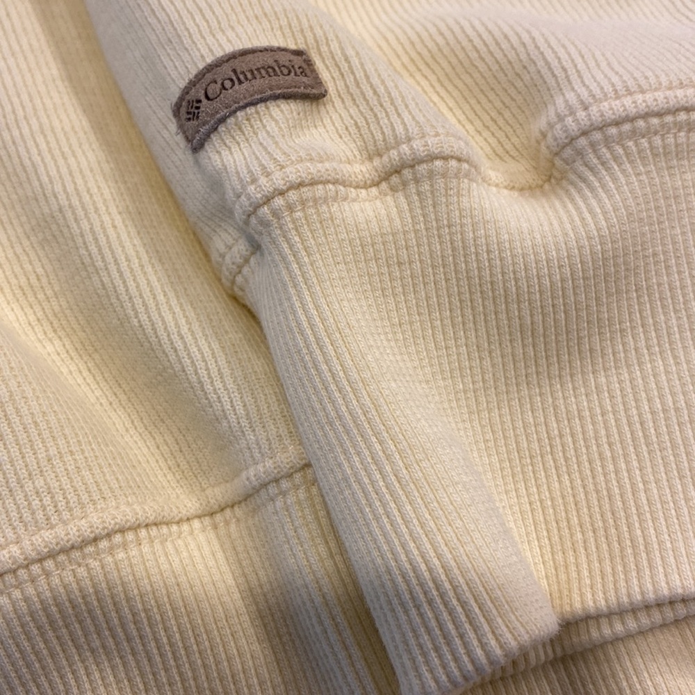 Columbia Yellow Partial Zip Pullover Top Medium S… - image 2